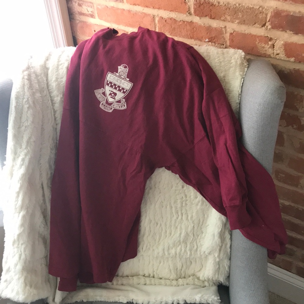 Kappa Alpha Theta spirit jersey in maroon - Picture 3 of 3